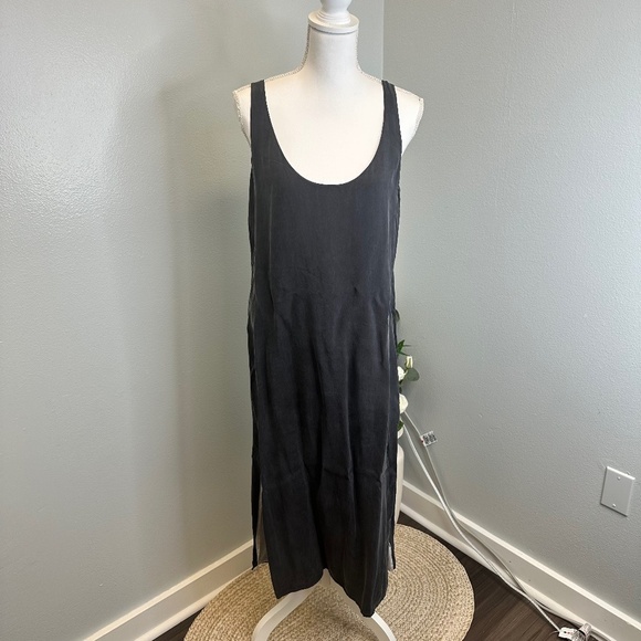 Ralph Lauren Reversible Gray Maxi Dress - Picture 1 of 9
